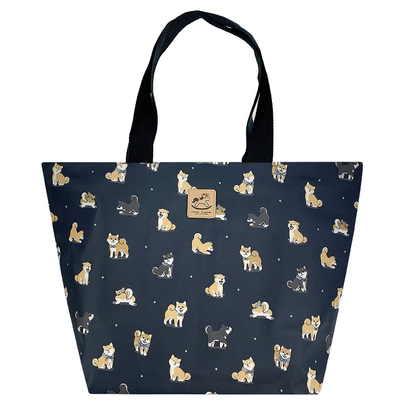 Flirty Fashion Discounts Navy Blue Shiba Inu Large Travel Tote Best Deals On Premium Handbags Flirty Fashion Discounts Navy Blue Shiba Inu Large Travel Tote Best Deals On Premium Handbags