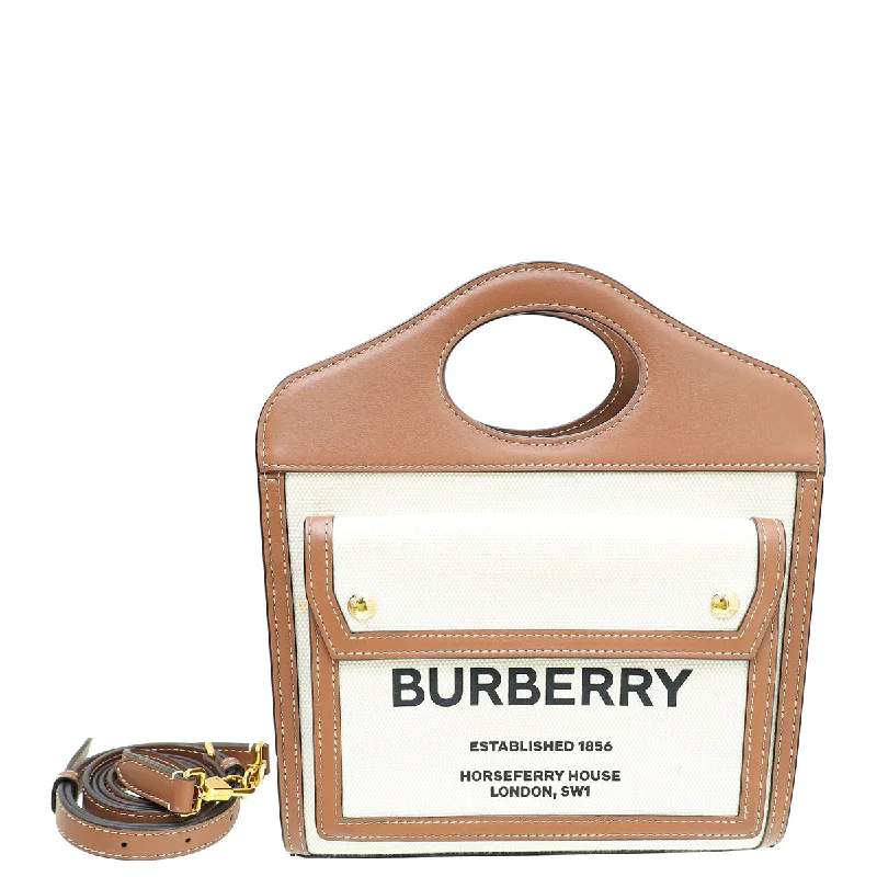 Flash Sale Burberry Natural Pocket Mini Bag Stylish Bags At Unbeatable Prices