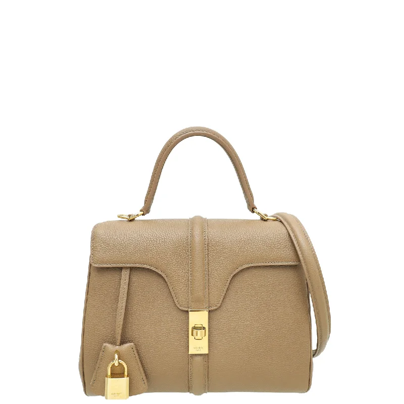 Minimalist Leather Bag For Modern Aesthetics Celine Etoupe 16 Top Handle Small Bag Luxury Bags, Budget Prices Minimalist Leather Bag For Modern Aesthetics Celine Etoupe 16 Top Handle Small Bag Luxury Bags, Budget Prices