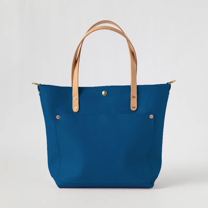 Limited Styles Blue Italian Pebbled Travel Tote Classic And Modern Handbags Now More Affordable Limited Styles Blue Italian Pebbled Travel Tote Classic And Modern Handbags Now More Affordable