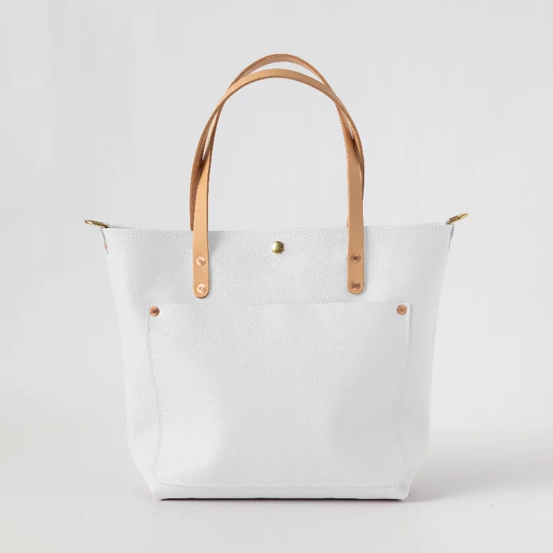 Limited Time Deal White Italian Pebbled Travel Tote Affordable Luxury With Top-Quality Handbags Limited Time Deal White Italian Pebbled Travel Tote Affordable Luxury With Top-Quality Handbags