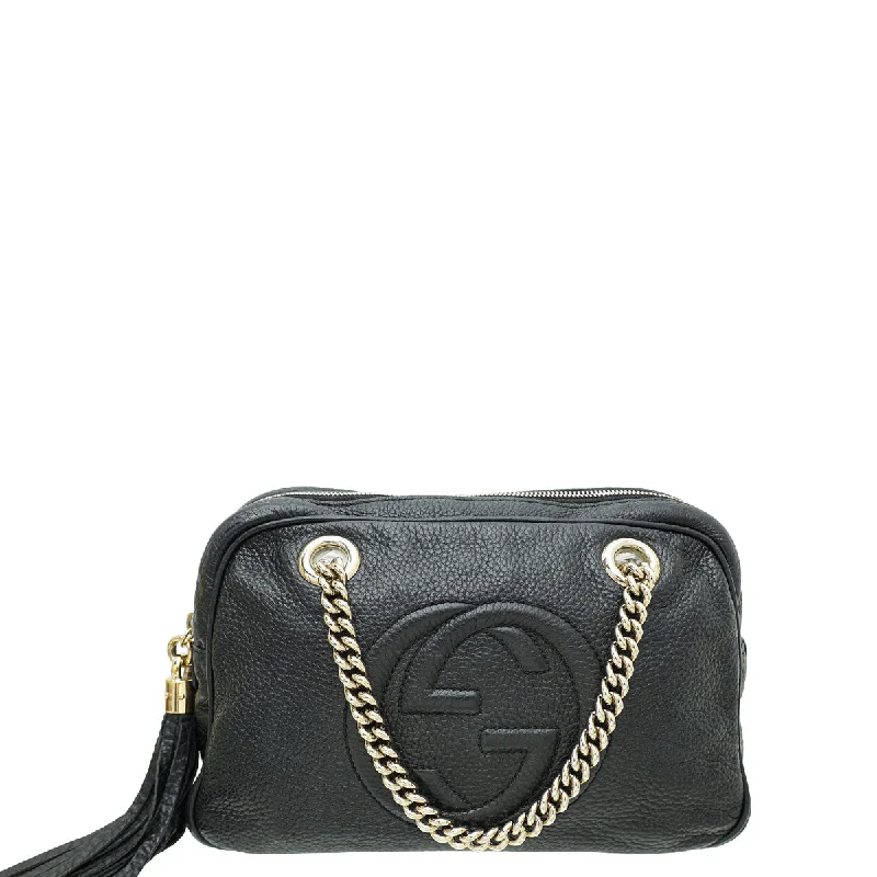 Chic And Trendy Gucci Black Soho Chain Shoulder Bag Small Everyday Elegance At Lower Prices Chic And Trendy Gucci Black Soho Chain Shoulder Bag Small Everyday Elegance At Lower Prices