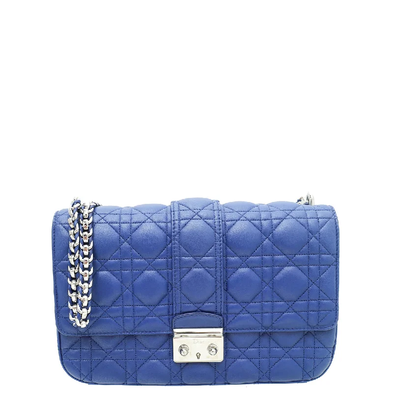 Trendy Women's Wear Collection Christian Dior Sapphire Blue Miss Dior Medium Shoulder Bag Elegant Totes At Limited-Time Prices Trendy Women's Wear Collection Christian Dior Sapphire Blue Miss Dior Medium Shoulder Bag Elegant Totes At Limited-Time Prices