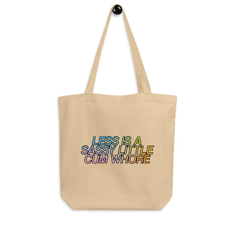 Massive Savings Less is a Sassy little Cum Whore Eco Tote Bags Premium Quality Bags At Affordable Prices Massive Savings Less is a Sassy little Cum Whore Eco Tote Bags Premium Quality Bags At Affordable Prices