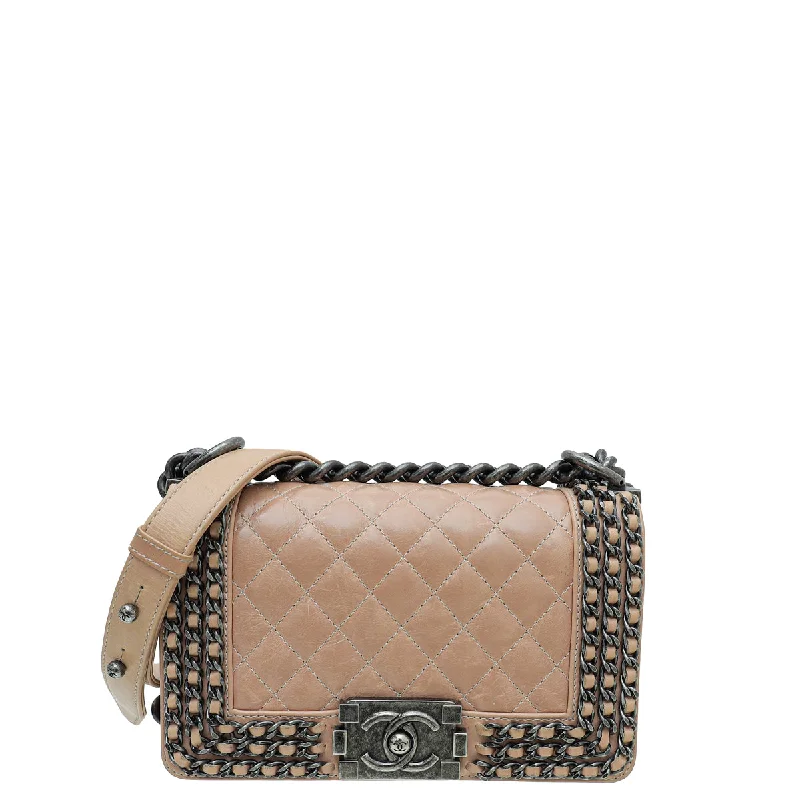 Romantic Fashion Discounts Chanel Nude Le Boy Glazed Chained Flap Small Bag Everyday Bags, Budget-Friendly Romantic Fashion Discounts Chanel Nude Le Boy Glazed Chained Flap Small Bag Everyday Bags, Budget-Friendly