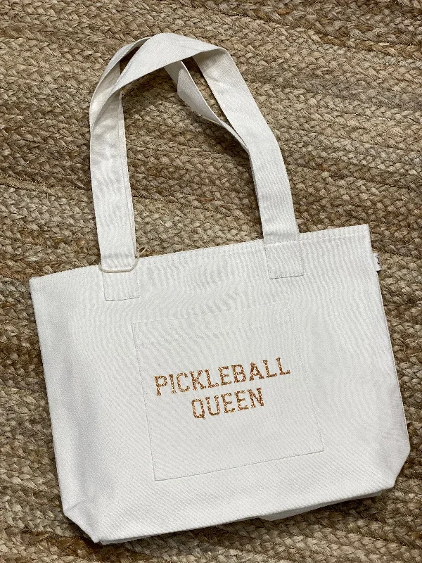 Flash Sale, Don't Miss Midi Everything Bag - Natural with Gold Glitter Pickleball Queen Fashionable Bags At Must-Have Prices Flash Sale, Don't Miss Midi Everything Bag - Natural with Gold Glitter Pickleball Queen Fashionable Bags At Must-Have Prices