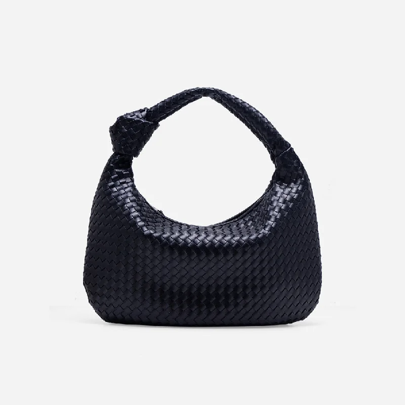 Flash Sale Starts Lucia Woven Hobo Bag Chic Shoulder Bags At Promotional Rates
