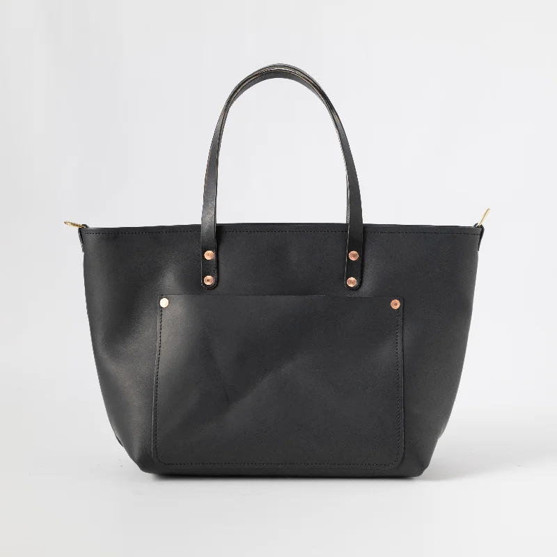 Senior Travelers Black Vegetable Tanned Market Tote Premium Bags At Special Prices Senior Travelers Black Vegetable Tanned Market Tote Premium Bags At Special Prices