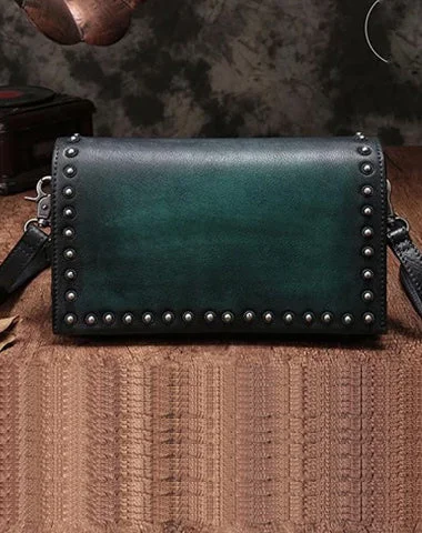 Luxe Style Discounts Green Womens Vintage Leather Shoulder Purse Brown Studded Small Red Side Bag Purse for Ladies High-End Bags, Low-End Prices Luxe Style Discounts Green Womens Vintage Leather Shoulder Purse Brown Studded Small Red Side Bag Purse for Ladies High-End Bags, Low-End Prices
