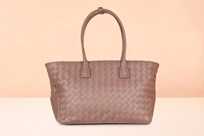 End-Of-Season Clearance Women Brown Textured PU Shopper Tote Bag High-Fashion Handbags At Reduced Costs End-Of-Season Clearance Women Brown Textured PU Shopper Tote Bag High-Fashion Handbags At Reduced Costs