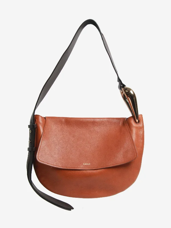 Bold Fashion Sales Brown Kiss Hobo leather shoulder bag Chic Bags, Shop Now & Save