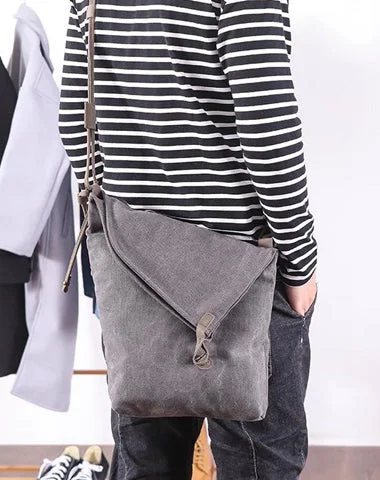 Chic Style Discounts Canvas Mens Womens Casual Gray 12‘’ Shoulder Bag Courier Bag Side Bag Messenger Bag for Men Everyday Bags, Budget-Friendly Chic Style Discounts Canvas Mens Womens Casual Gray 12‘’ Shoulder Bag Courier Bag Side Bag Messenger Bag for Men Everyday Bags, Budget-Friendly