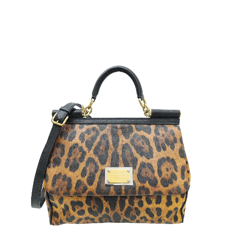 Contemporary Chic Promotions Dolce & Gabbana Bicolor Leopard Print Sicily Large Bag Grab Stylish Bags Before They're Gone Contemporary Chic Promotions Dolce & Gabbana Bicolor Leopard Print Sicily Large Bag Grab Stylish Bags Before They're Gone