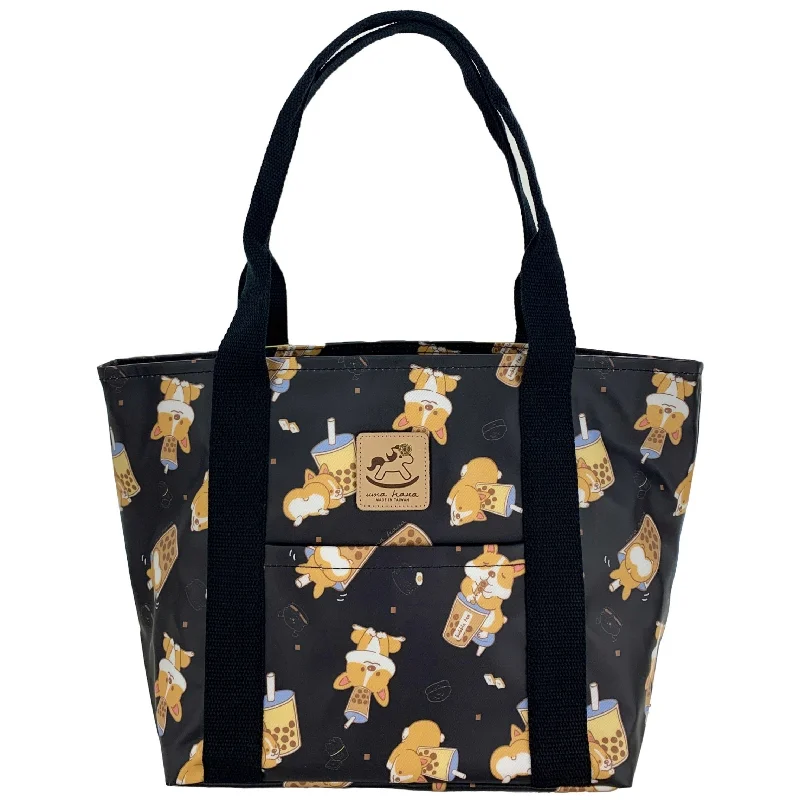 Budget Friendly Black Bubble Tea Corgi Dumpling Tote Best Deals On Premium And Casual Bags – Act Fast Budget Friendly Black Bubble Tea Corgi Dumpling Tote Best Deals On Premium And Casual Bags – Act Fast