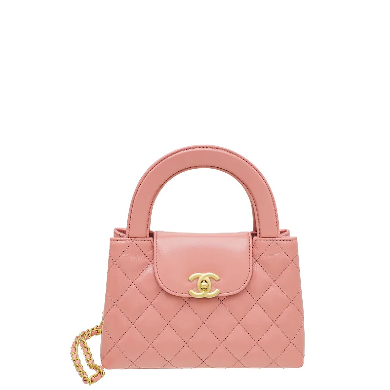 Flash Sale Chanel Coral Pink Mini Kelly Bag Sleek Bags, Perfect Prices