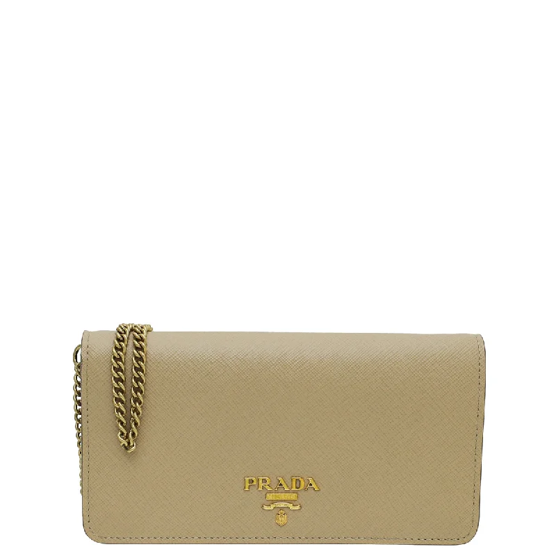 Daring Fashion Promotions Prada Beige Lux Wallet On Chain Premium Bags At Special Prices Daring Fashion Promotions Prada Beige Lux Wallet On Chain Premium Bags At Special Prices