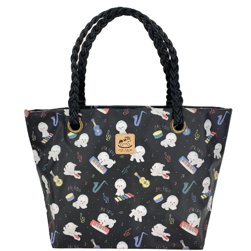 Refined Fashion Sale Black Music Bichon Woven Shoulder Tote Handbag Deals You'll Love Refined Fashion Sale Black Music Bichon Woven Shoulder Tote Handbag Deals You'll Love