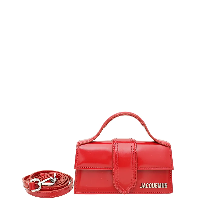 Glamorous Bags For Evening Events And Parties Jacquemus Red Le Bambino Le Chouchou Small Flap Bag Timeless Handbags, Flash Sale Glamorous Bags For Evening Events And Parties Jacquemus Red Le Bambino Le Chouchou Small Flap Bag Timeless Handbags, Flash Sale