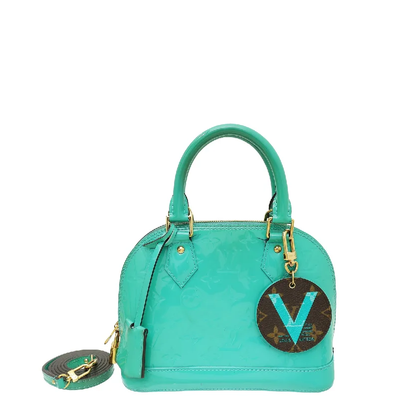 Contemporary Fashion Sale Louis Vuitton Blue Lagoon Monogram Vernis Alma BB Bag W/ V Illustre Key Holder Bag Charm Elegant Purses, Shop & Save Contemporary Fashion Sale Louis Vuitton Blue Lagoon Monogram Vernis Alma BB Bag W/ V Illustre Key Holder Bag Charm Elegant Purses, Shop & Save