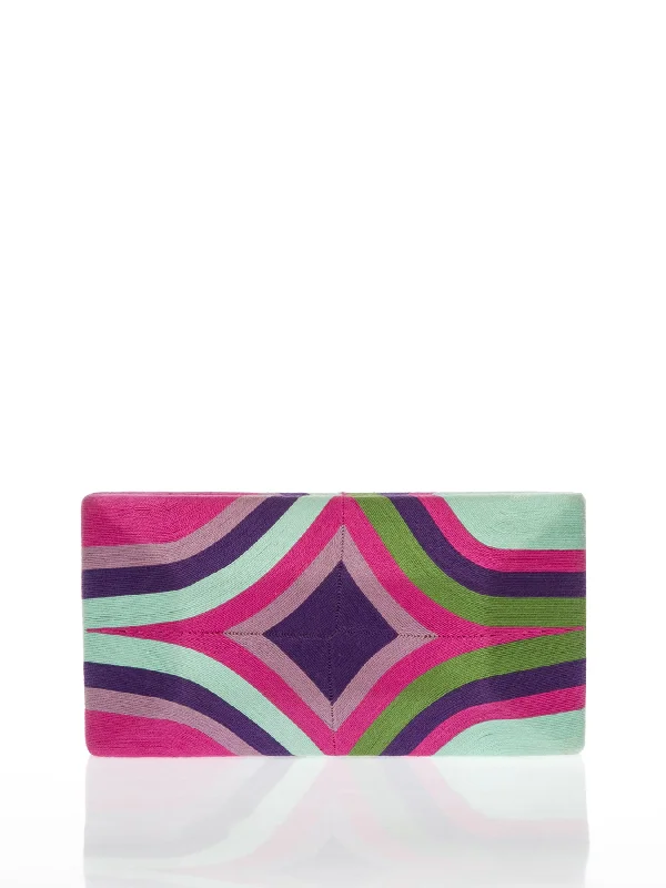 Eco-Friendly Bags With Discounts Cheska Diamond Clutch, Pink / Green / Purple Unmissable Deals On Everyday Handbags Eco-Friendly Bags With Discounts Cheska Diamond Clutch, Pink / Green / Purple Unmissable Deals On Everyday Handbags