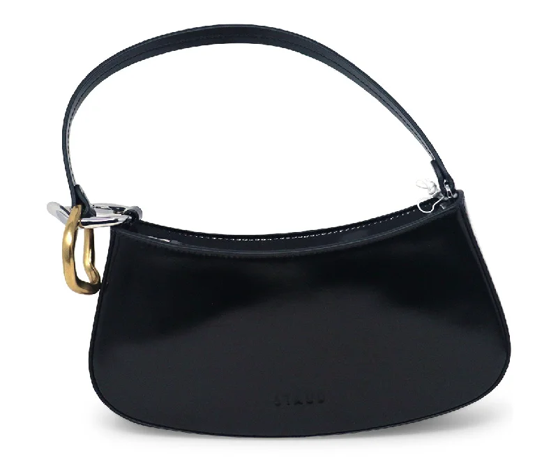 Genuine Bags On Clearance Sale STAUD Black Leather Shoulder Bag Limited-Stock Bag Clearance – Grab Your Favorite Now Genuine Bags On Clearance Sale STAUD Black Leather Shoulder Bag Limited-Stock Bag Clearance – Grab Your Favorite Now