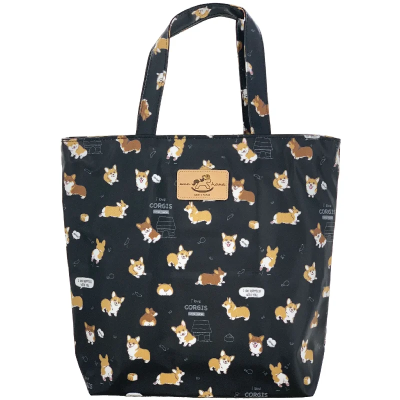 You'll Love Us Because Black Corgi Puppy Bucket Tote Fashionable Handbags, Limited-Time Deals You'll Love Us Because Black Corgi Puppy Bucket Tote Fashionable Handbags, Limited-Time Deals