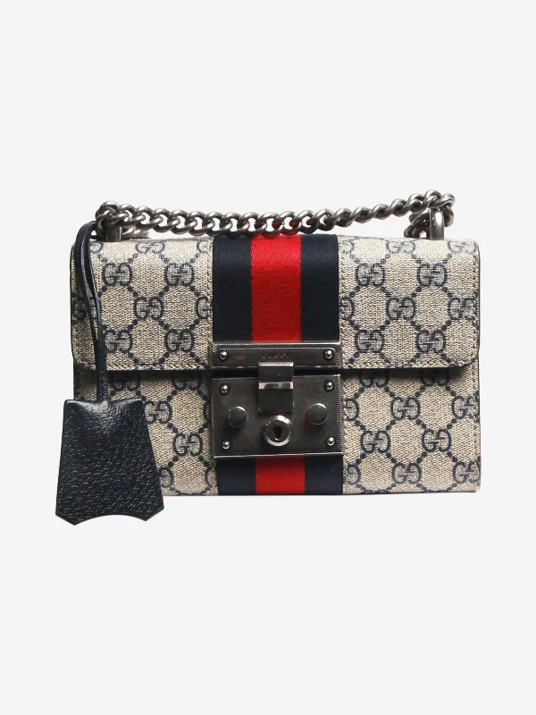 Playful Fashion Offers Neutral small GG Padlock bag Best Handbag Sale Of The Season Playful Fashion Offers Neutral small GG Padlock bag Best Handbag Sale Of The Season
