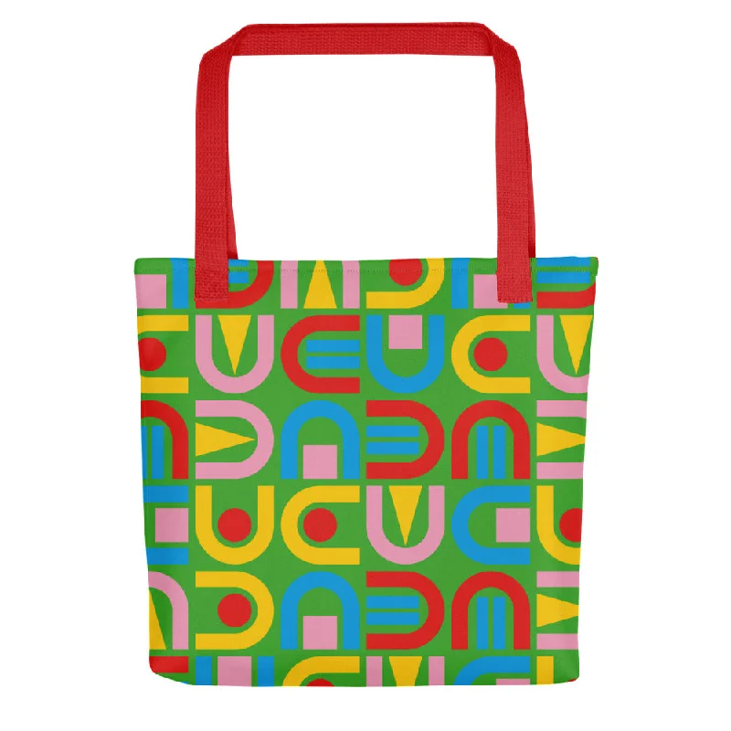 Valentine's Special "Circuitous Circle Line" Emerald Green Tote Bag High-End Handbags At Affordable Prices Valentine's Special "Circuitous Circle Line" Emerald Green Tote Bag High-End Handbags At Affordable Prices