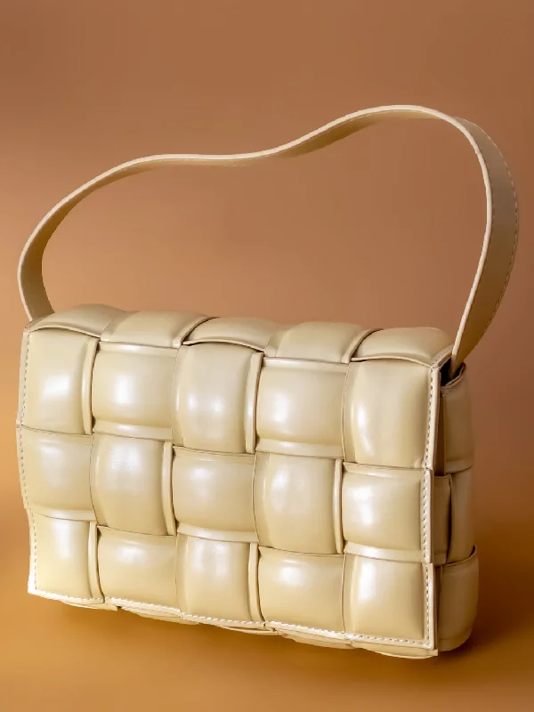 Chic Trends Unveiled Women Yellow Woven Design Structured Shoulder Bag Classic And Modern Handbags Now More Affordable Chic Trends Unveiled Women Yellow Woven Design Structured Shoulder Bag Classic And Modern Handbags Now More Affordable