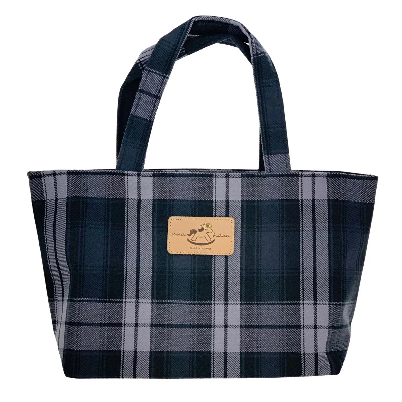 Holiday Glam Black & Gray Tartan Plaid Small Handbag Best Bag Sale Of The Season