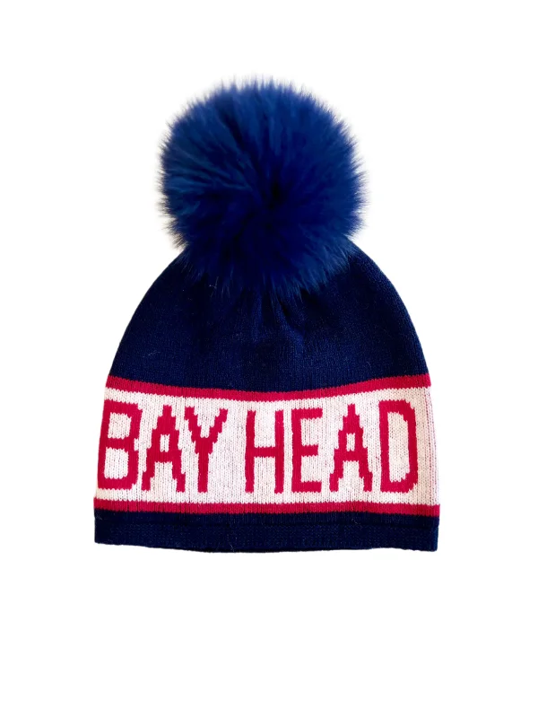 Season Sale Navy/Red Bay Head Merino Wool Fox Pom Pom Hat Premium Handbags At Budget-Friendly Prices Season Sale Navy/Red Bay Head Merino Wool Fox Pom Pom Hat Premium Handbags At Budget-Friendly Prices