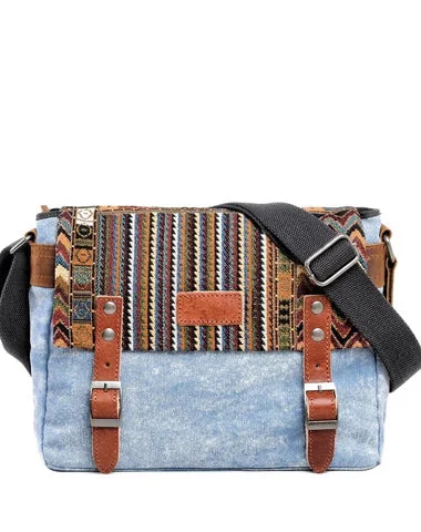Style Redefined Cool Retro Waxed Canvas Leather Mens Womens Ethnic Shoulder Bag 13'' Side Bag Messenger Bag Postman Bag For Men Luxury Totes At The Lowest Prices Of The Season Style Redefined Cool Retro Waxed Canvas Leather Mens Womens Ethnic Shoulder Bag 13'' Side Bag Messenger Bag Postman Bag For Men Luxury Totes At The Lowest Prices Of The Season
