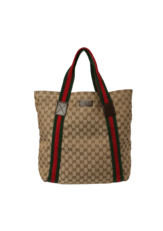 Best Sellers GG CANVAS WEB TOTE Affordable Elegance, Grab Yours Now
