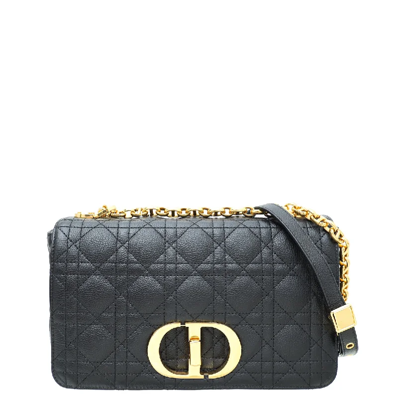 Enjoy Discount Christian Dior Black Caro Quilted Macrocannage Medium Bag Limited-Time Sale On Trendy Handbags – Don't Miss Out Enjoy Discount Christian Dior Black Caro Quilted Macrocannage Medium Bag Limited-Time Sale On Trendy Handbags – Don't Miss Out