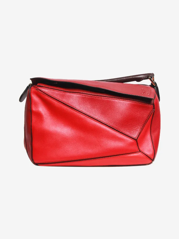 Luxurious But Budget-Friendly Bags Red medium tri-colour Puzzle bag Premium Handbags At Budget-Friendly Prices Luxurious But Budget-Friendly Bags Red medium tri-colour Puzzle bag Premium Handbags At Budget-Friendly Prices
