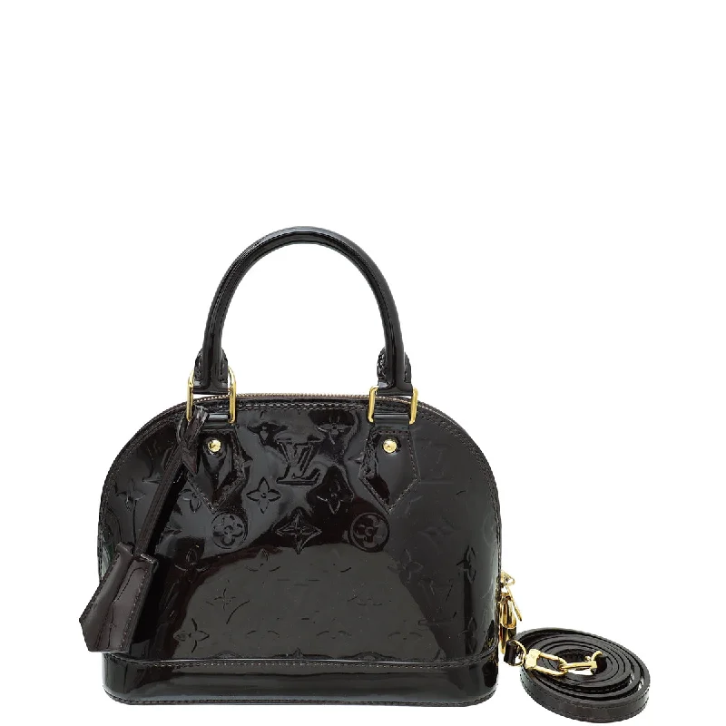 Sophisticated Street Style Offers Louis Vuitton Amarante Monogram Vernis Alma BB Bag Fashionable Handbags, Limited-Time Deals Sophisticated Street Style Offers Louis Vuitton Amarante Monogram Vernis Alma BB Bag Fashionable Handbags, Limited-Time Deals