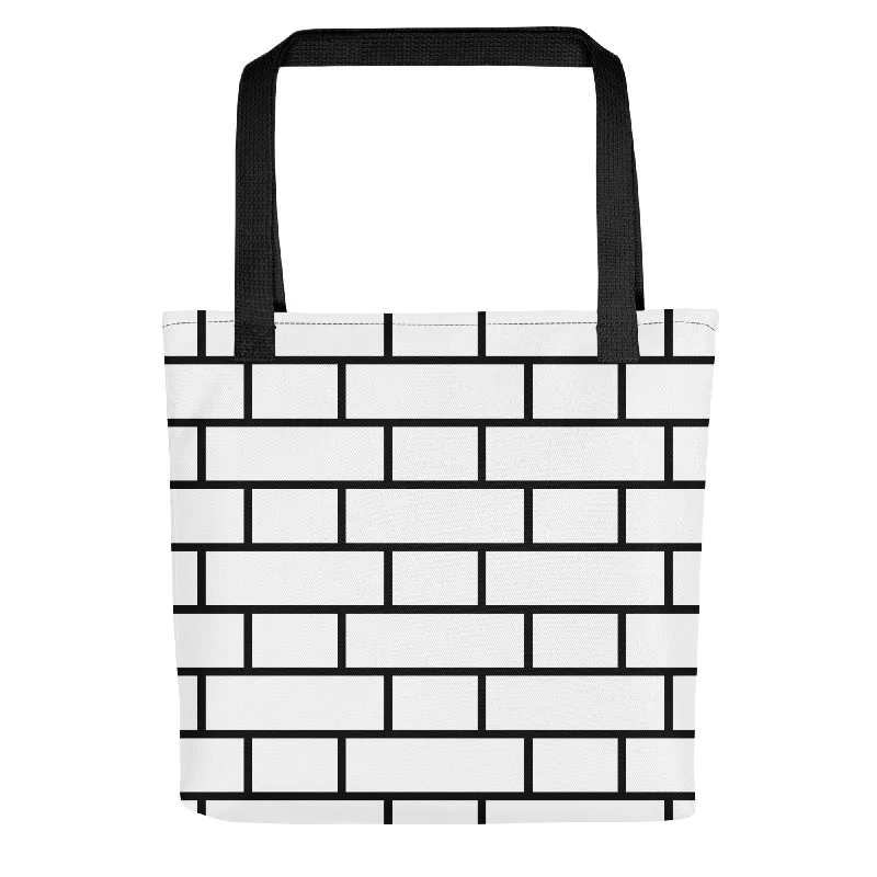 Imeless Style Black & White Flemish Bond Brick Tote Bags Unmissable Deals On Trendy Handbags Imeless Style Black & White Flemish Bond Brick Tote Bags Unmissable Deals On Trendy Handbags