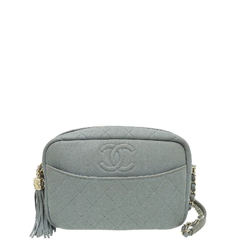 Sustainable Fashion Extravaganza Chanel Grey CC Coco Tassel Small Camera Case Fashionable Bags At Must-Have Prices Sustainable Fashion Extravaganza Chanel Grey CC Coco Tassel Small Camera Case Fashionable Bags At Must-Have Prices