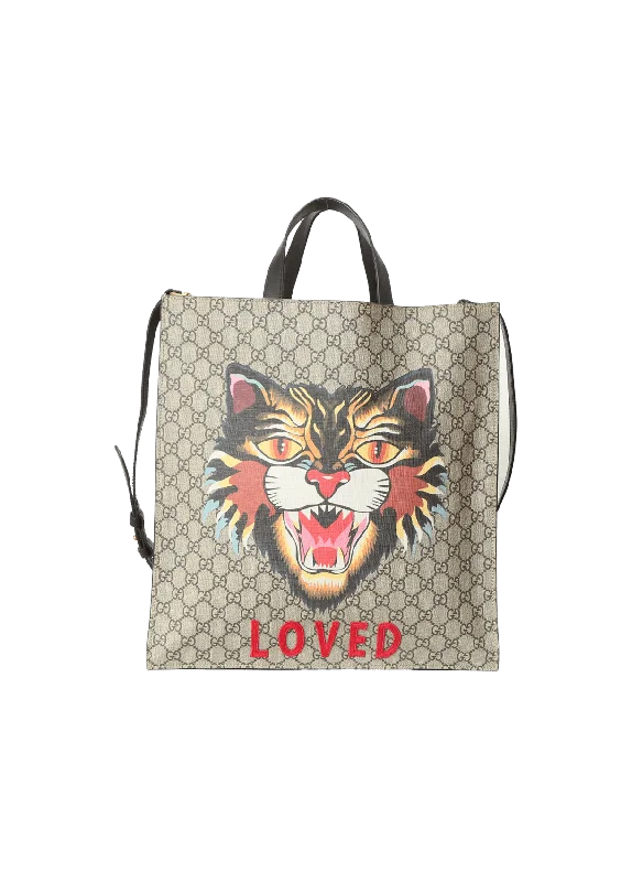 Seasonal Clearance Bags For Summer GG SUPREME ANGRY CAT TOTE Stylish Handbags At Unbeatable Discounts Seasonal Clearance Bags For Summer GG SUPREME ANGRY CAT TOTE Stylish Handbags At Unbeatable Discounts