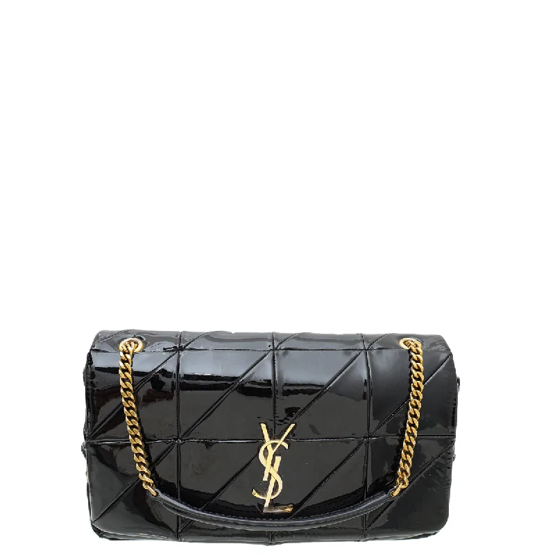 New Season Fashion Preview Sale YSL Black Jamie Medium Flap Bag Elegant Bags With Limited Stock Available New Season Fashion Preview Sale YSL Black Jamie Medium Flap Bag Elegant Bags With Limited Stock Available