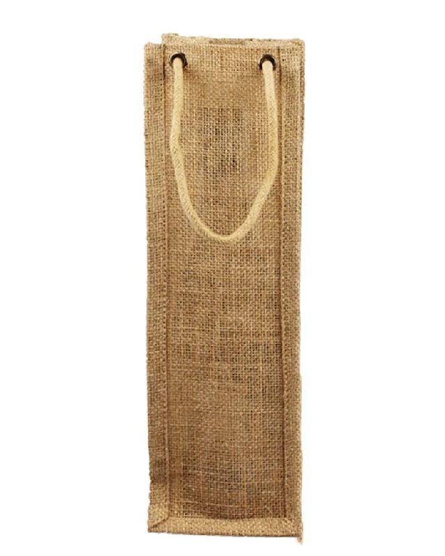 Premium Style 96 ct Single Bottle Jute Wine Bags / Burlap Wine Bags with Rope Handles - By Case Grab Stylish Bags Before They're Gone Premium Style 96 ct Single Bottle Jute Wine Bags / Burlap Wine Bags with Rope Handles - By Case Grab Stylish Bags Before They're Gone