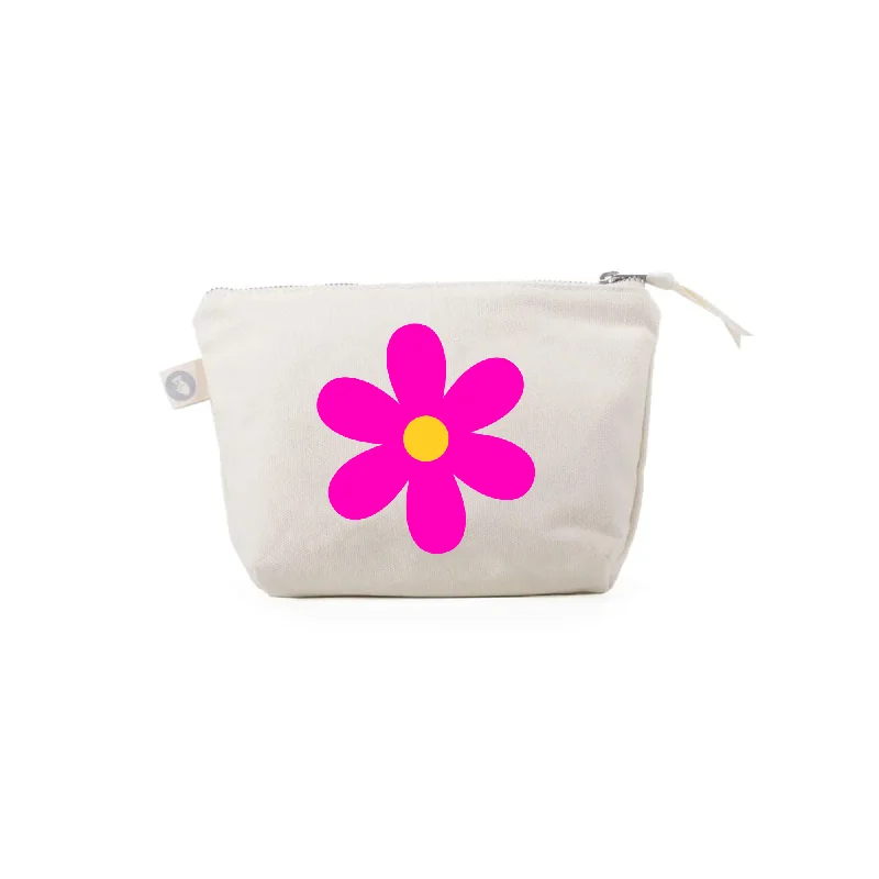 Handbag For Women Makeup Bag Natural with Pink/Yellow Daisy Designer Bags At Lower Prices Handbag For Women Makeup Bag Natural with Pink/Yellow Daisy Designer Bags At Lower Prices