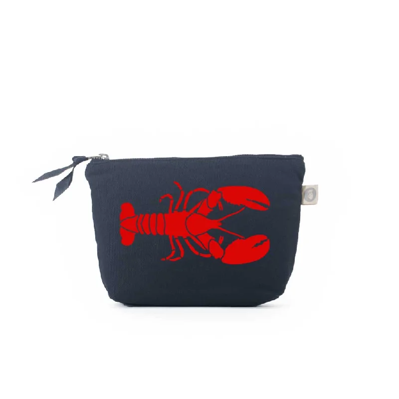 Stay Ahead In Style Makeup Bag Navy with a Red Lobster Stylish Totes With Special Discounts Stay Ahead In Style Makeup Bag Navy with a Red Lobster Stylish Totes With Special Discounts