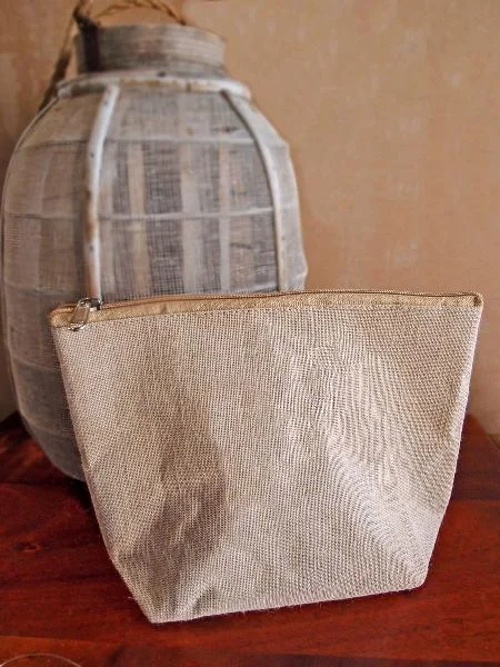 Limited Styles 6 ct Eco Friendly Zippered Canvas Pouch Cosmetic Bag Large - By Bundle Luxury Handbags, Budget-Friendly Limited Styles 6 ct Eco Friendly Zippered Canvas Pouch Cosmetic Bag Large - By Bundle Luxury Handbags, Budget-Friendly