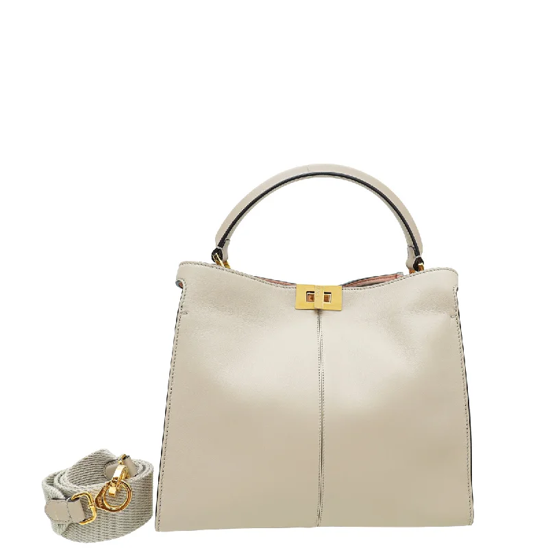 Massive Savings Fendi Dove Grey Peekaboo X-Lite Medium Bag Stylish Handbags With Exclusive Online Discounts Massive Savings Fendi Dove Grey Peekaboo X-Lite Medium Bag Stylish Handbags With Exclusive Online Discounts