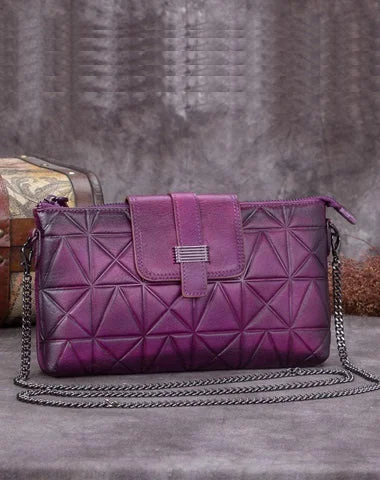 Fashion Sale Purple Leather Geometric Womens VIntage Chain Shoulder Bag Side Bag Red Chain Clutch Purse for Ladies Best Deals On Premium Handbags Fashion Sale Purple Leather Geometric Womens VIntage Chain Shoulder Bag Side Bag Red Chain Clutch Purse for Ladies Best Deals On Premium Handbags