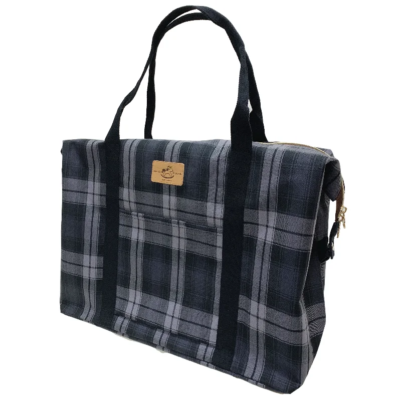 Save Big Black & Gray Tartan Plaid Extra Large Travel Tote Don't Miss Out – Shop Fashionable Bags At Special Rates Save Big Black & Gray Tartan Plaid Extra Large Travel Tote Don't Miss Out – Shop Fashionable Bags At Special Rates