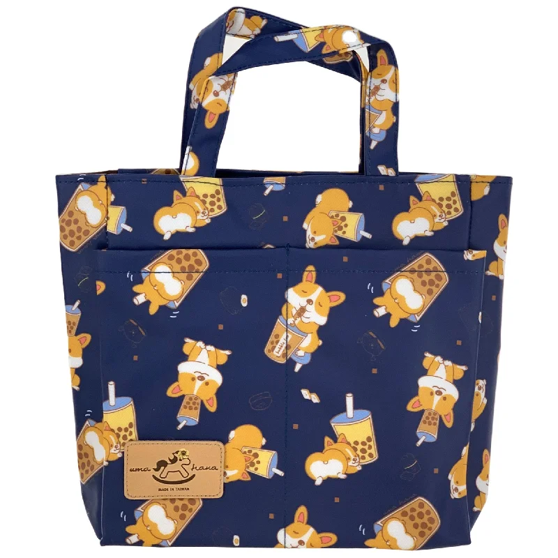 Classic Chic Deals Blue Bubble Tea Corgi Mini Tote Sleek And Stylish Handbags At Lower Prices Classic Chic Deals Blue Bubble Tea Corgi Mini Tote Sleek And Stylish Handbags At Lower Prices