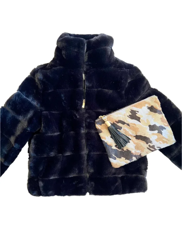 Anti-Theft And Budget-Friendly Bags Black Lulu Crop Faux Fur Jacket Fashion Bags, Limited Offer Anti-Theft And Budget-Friendly Bags Black Lulu Crop Faux Fur Jacket Fashion Bags, Limited Offer