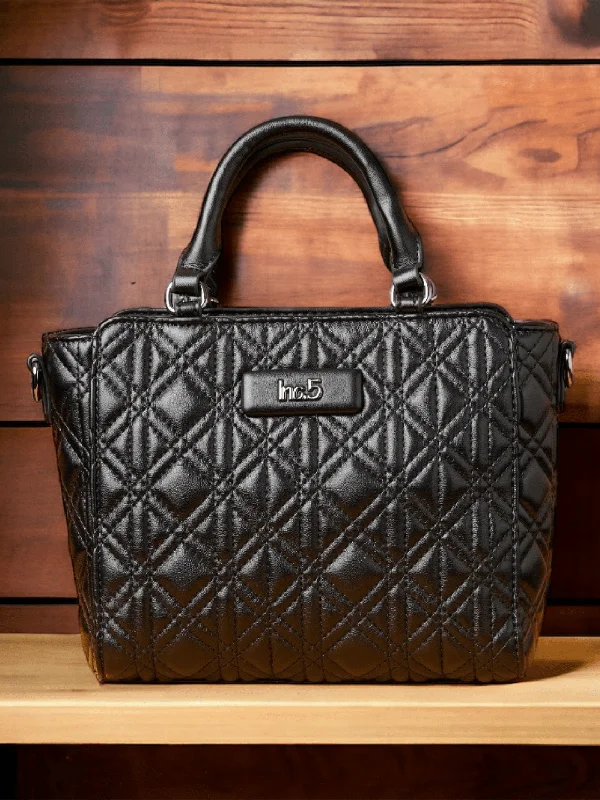 Daring Fashion Promotions Women Black Textured Shoulder Bag With Quilted Detailing Designer-Inspired Bags, Best Prices Daring Fashion Promotions Women Black Textured Shoulder Bag With Quilted Detailing Designer-Inspired Bags, Best Prices